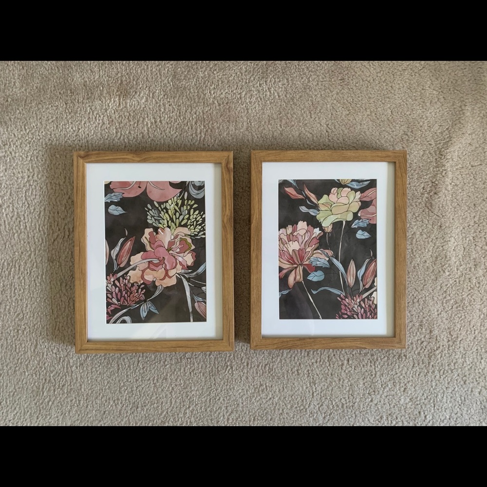 Two Frames with Prints included.